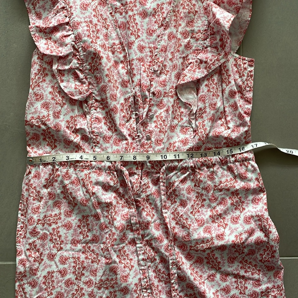 Rebecca Taylor Pink Floral Cotton Jumpsuit - Picture 8 of 16